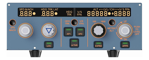 Miyee A320 Fcu Cube Controlador Simulador De Vuelo 1.19 Kg