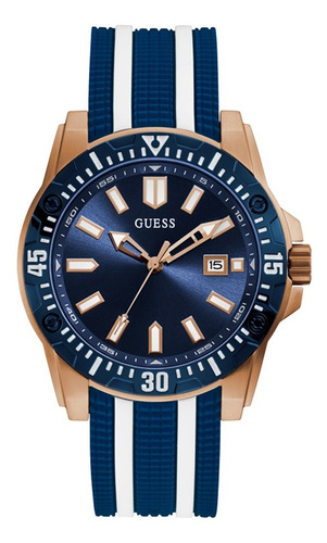 Reloj Guess Skipper Caballero Gw0055g1 Azul