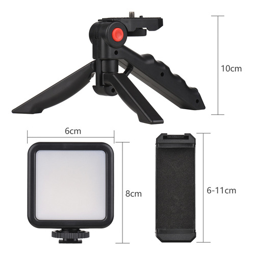 | Kit De Vlog Para Grabar Vídeos, Brillo, Luz Para Selfies,