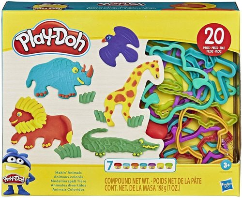 Play-doh Makin Animals Create It Kit Para Niños De 3 Años 
