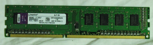 Memoria Kingston Ddr3 2gb 1333 Cl9 (kvr1333d3s8n9/2g). Usado