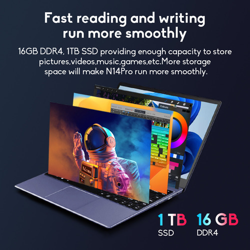 Computadora Portátil Ssd 11 Gen Windows De 1 Tb Con Pantalla