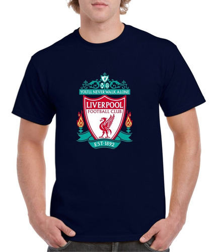 Playera Liverpool Logo Champions