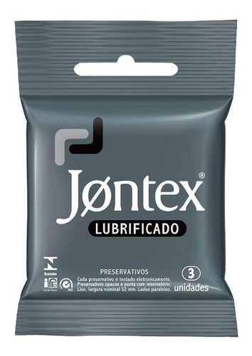 Preservatvo Jontex Lubrificado 3un (tradicional)