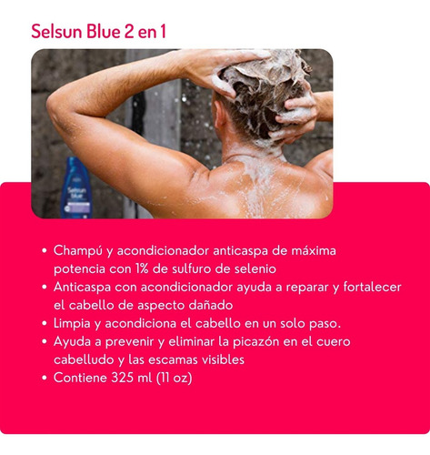Imagen 2 de 2 de Selsun Blue 2 En 1