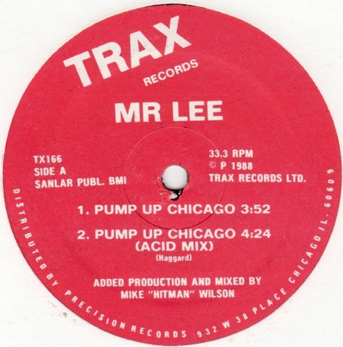 Maxi Vinilo Mr Lee  Pump Up Chicago (cerrado)