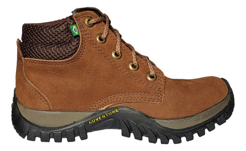 Bota Botina Adventure Masculino Feminino Nobuck Trabalho