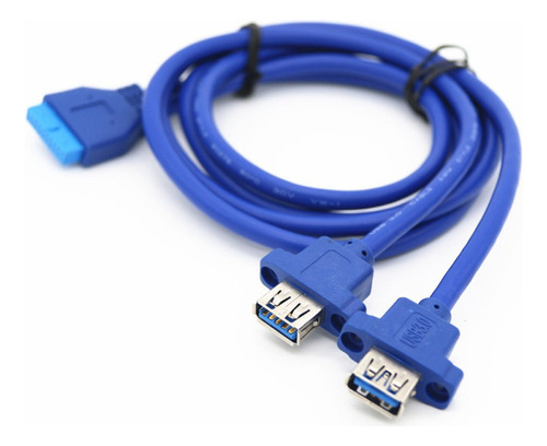 Dual 2 Puertos Usb3.0 Usb 3.0 A Macho A Placa Madre Mainboar