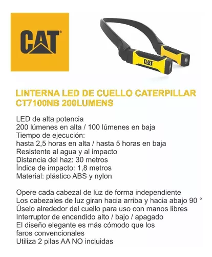 Linterna De Cuello Cat Caterpilar 200 Lumens Ct7100nb