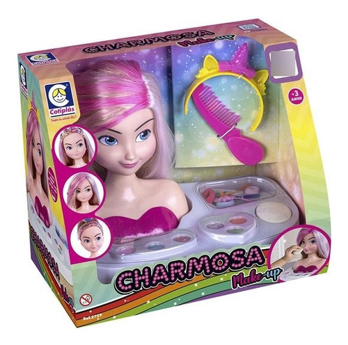 Boneca Charmosa Busto Make Up Cotiplas