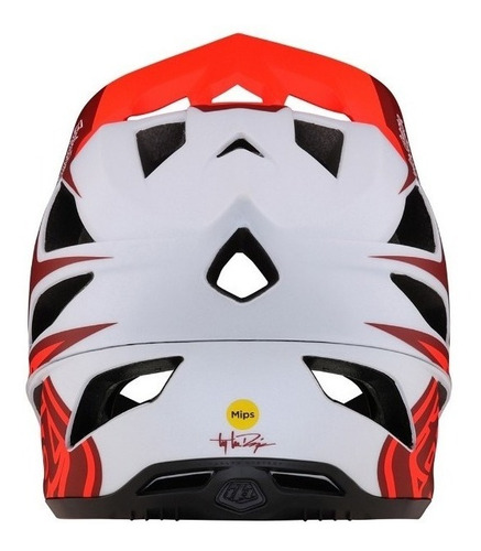 Casco Troy Lee Designs Stage Helmet Valance Red