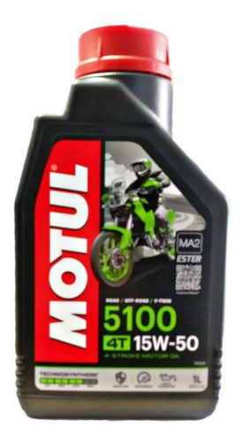 Aceite De Motor De Moto 5100 15w50 1 Litro Motul