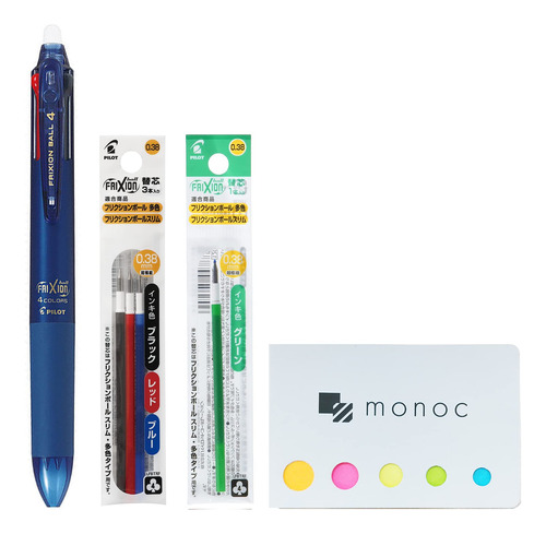 Frixion Ball 4 Clic Retractil Color Tinta Gel Borrable Multi