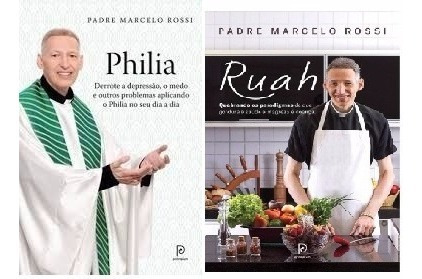 Livro Philia Padre Marcelo + Ruah Padre Marcelo Frete Grátis