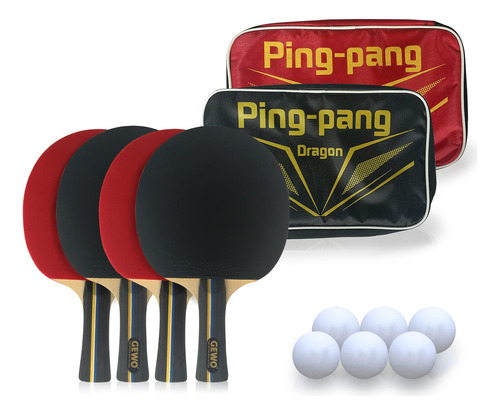 Cdexx Juego Pala Ping Pong Bolsa Almacenamiento Para Raqueta