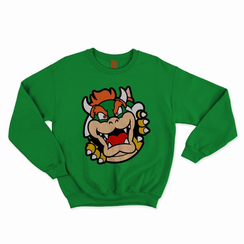 Polera Cuello Redondo Mario Bros Bowser