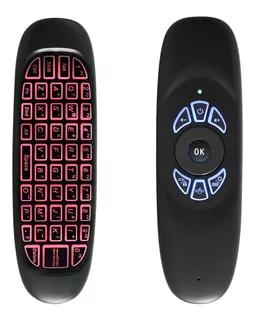 Controle Teclado E Mouse Air Smart Tv Box Android Ou Pc Rgb