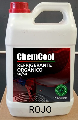 Refrigerante 50/50 (caja 4 Gal) Rojo/verde/naranja