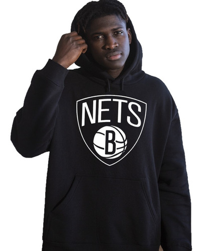 Buzo Brooklyn Nets - Canguro Hoodie Unisex - Basquet