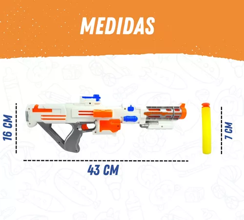 Lança Dardos Nerf X C/ 6 Dardos Arminha De Brinquedo Menino