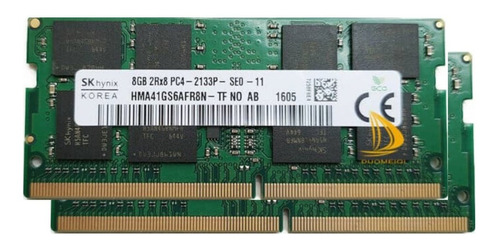 Memoria Ram 16gb (2x8gb)  Ddr4 2133mhz Para Lenovo, Dell,etc
