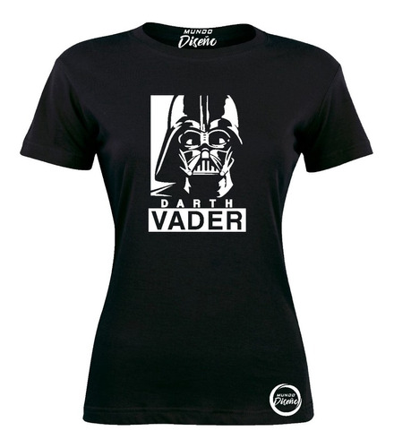 Poleras De Mujer Manga Corta Star Wars Darth Vader