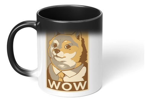 Taza Magica Cambia Color Perro Cheems