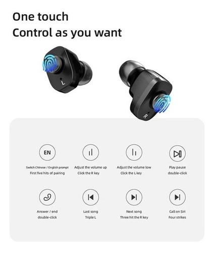 General Pulsera Con Auricular Bluetooth Smart Watch Tws 2 En 1