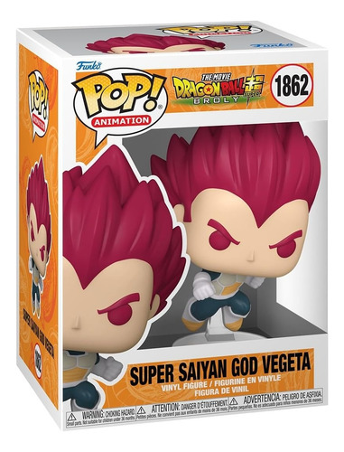Funko Pop! Dbs Broly - Vegeta Super Saiyan God #1862