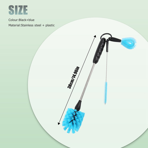 Set De Limpieza De Botellas De Agua De Acero Inoxidable, Bot
