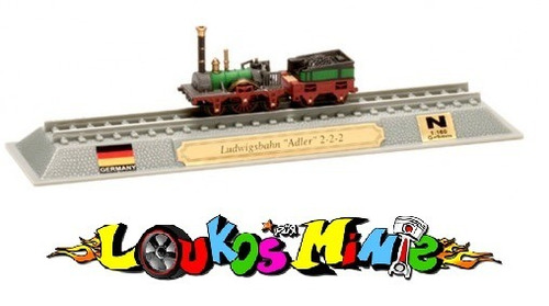 Locomotivas Do Mundo Ludwigsbahn Adler Alemanha Fascículo 44