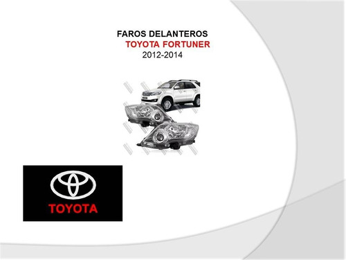 Faro Izquierdo Toyota Fortuner 2012-2014