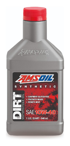 Aceite De Motos Cross -dirt Bike 10w40 Amsoil 100% Sintético