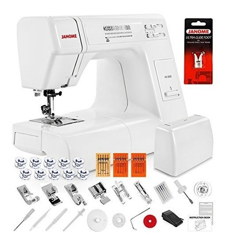 Máquina De Coser Janome Hd3000 Resistente Con Estuche