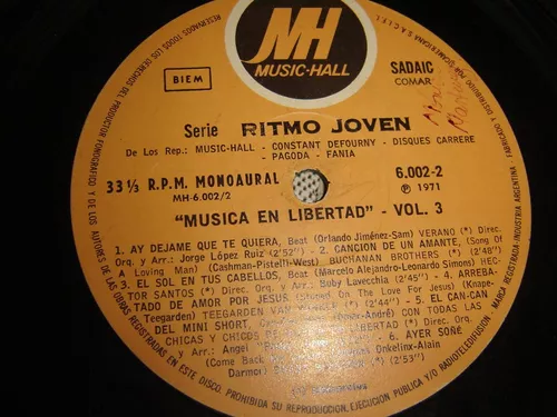 Musica En Libertad 3 - Lp Vinilo