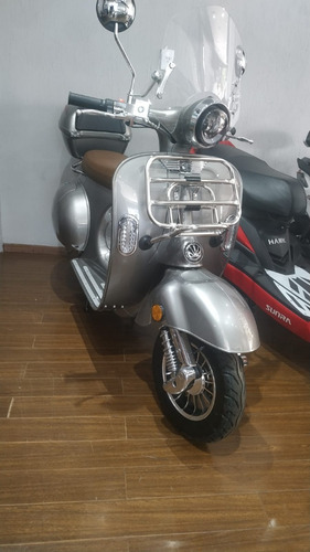 Imagen 3 de 25 de Scooter Moto Electrica Vespa Vintage Siambretta No Zanella