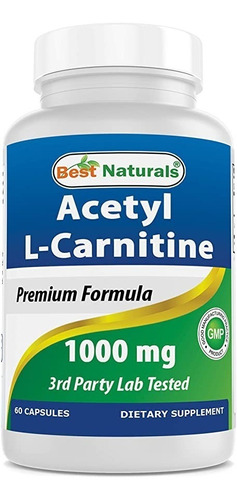 L-carnitina 60 Cap Best Natural - Unidad a $2832