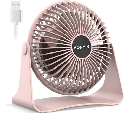 Honyin 6'' Small Usb Desk Fan, 3 Speeds Desktop Table Coolin