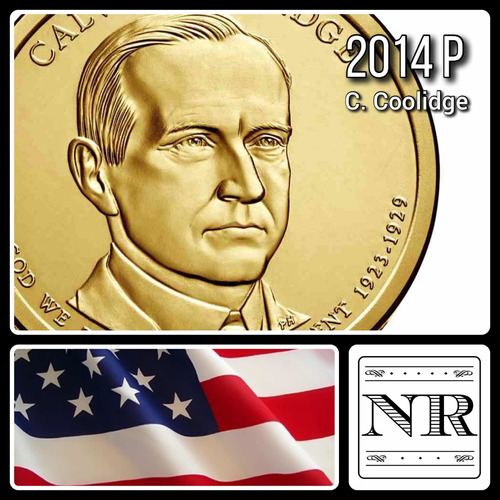 Estados Unidos - 1 Dolar - Año 2014 P - Km #572 - Coolidge