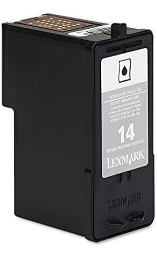 Cartucho De Tinta Negra Lexmark No 14 Return Prog