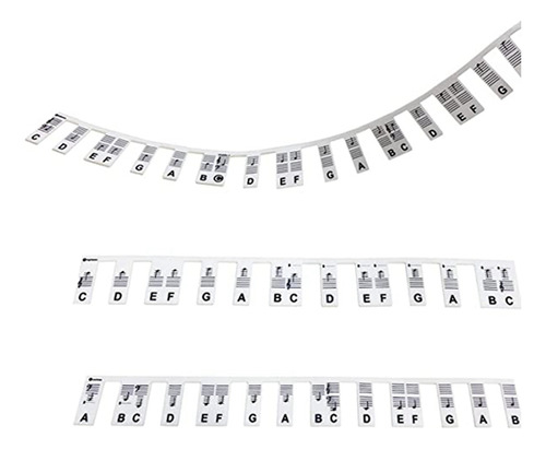 Etiqueta De Notas Para Teclado De Piano Desmontable, Interfa