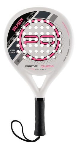 Imagen 3 de 7 de Paleta Padel Quick Paddle Fibra + Doble Capa Carbono Flex