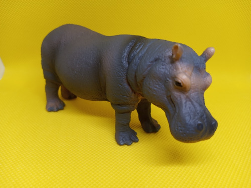 Figura Hipopotamo  Juguete Plástico Maqueta Decoración 
