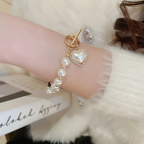 Pulsera De Perlas De Imitación