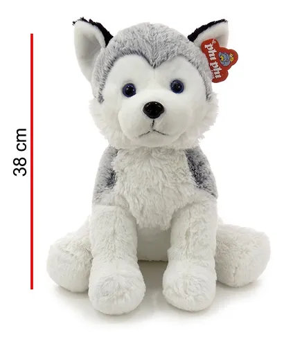 Peluche de perro siberiano hot sale