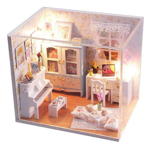 Casa De Muñecas Flever Dollhouse En Miniatura Kit De Casa De
