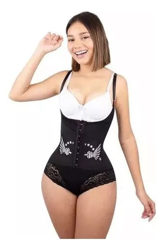 Body Premium Tira Delgada Con Gancho Moda King Original100% Negro Xl