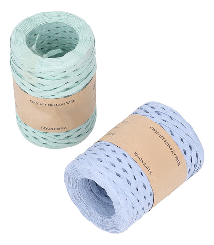 Fita De Papel De Ráfia, 2 Peças, 164 Jardas, Faça Você Mesmo
