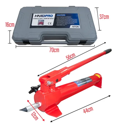 Porto Power Hidraulico Hardpro 10ton Industrial Maleta Pro