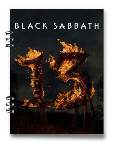 Imagen 9 de 10 de Cuaderno Black Sabbath 15x20 Cms Media Carta 100 Hojas